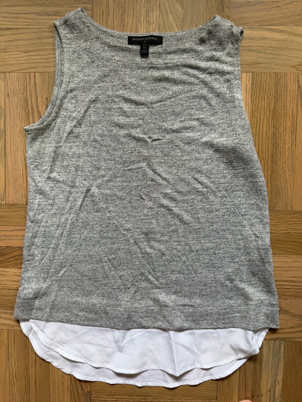 Banana Republic Heather Gray Sleeveless Tank